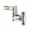 B&W Towing B&W Tow And Stow Dual Ball 2 Adj Ball Mount 5 Drop/5-1/2 Rise, Chrome TS10037C